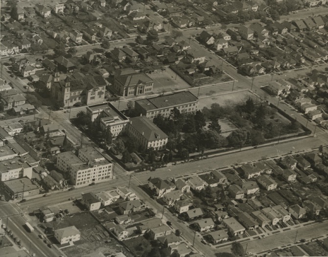 1948 aerial view of St. Joseph's